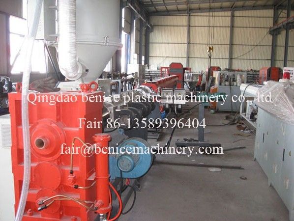 PE pipe extrusion line