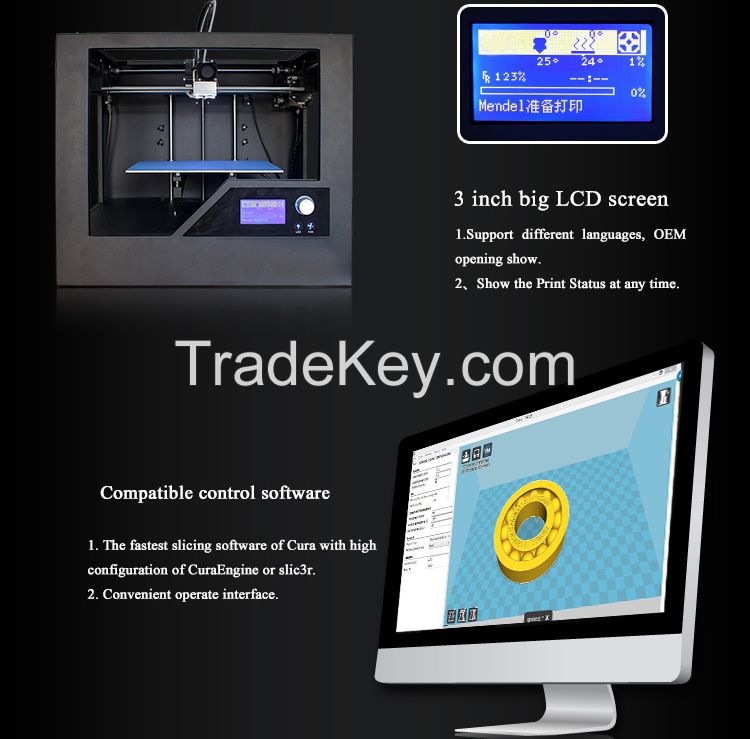 New Multi-functional 3d Printer By SD Card Printing, Software Created By Mbot(SC-6603S)