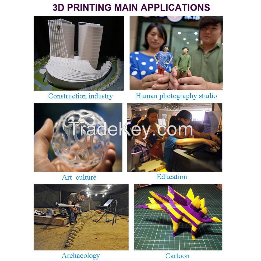 3D Printer Reprap I3 Kit ABS/PLA Rapid Prototype Machine With LCD, FDM(SC-6605S) 