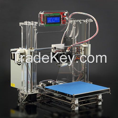 3D Printer Reprap I3 Kit ABS/PLA Rapid Prototype Machine With LCD, FDM(SC-6605S)