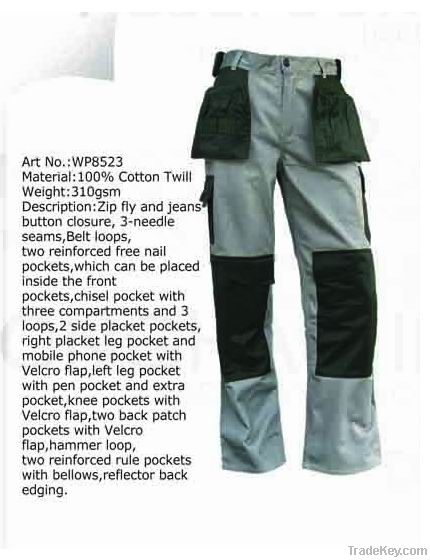 WORKWEAR/100%COTTON WORK PANTS