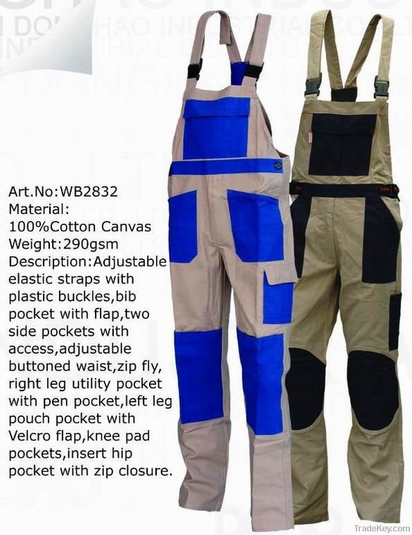 t/c workwear bibpants(overall)