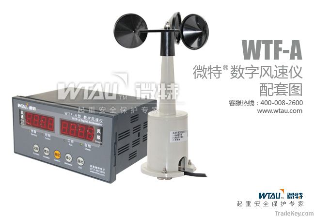 cup anemometer to record wind speed
