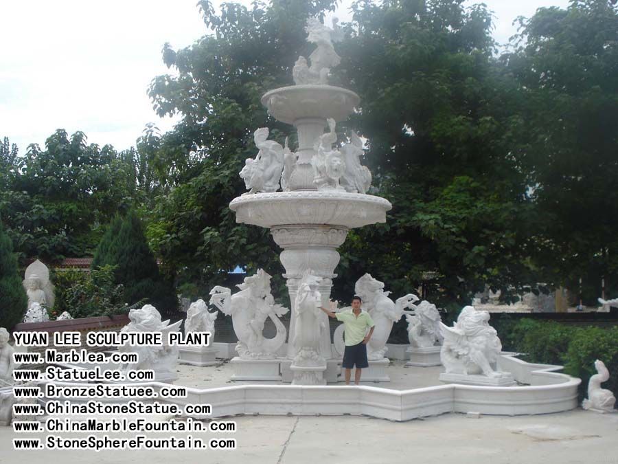 marble fountain