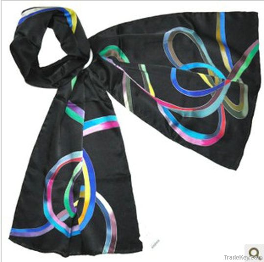 women woman girl Hand Painted 100% silk 40*160cm scarf scarves muffler