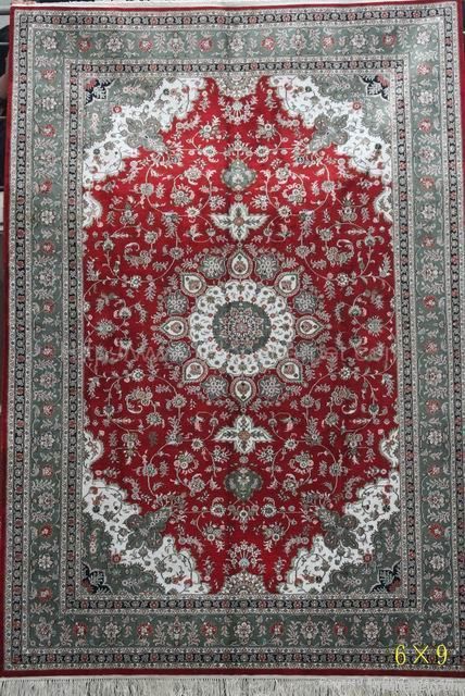 handmade Chinese pure silk carpet, natural silk carpet
