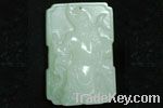 Green white jade the duke guan yu brand   Manufacturers customization