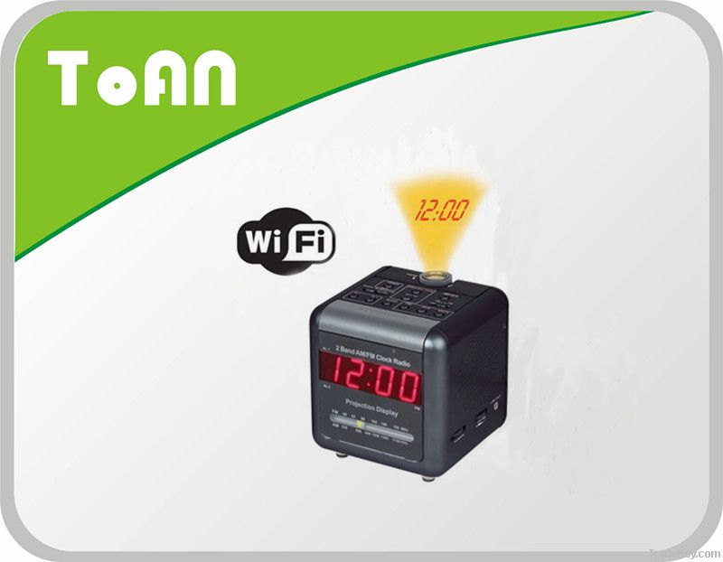 HOT Motion Detection Clock DVR WIFI IP Camera