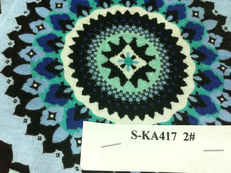 Knitting printed Fabric Stock S-KA400 3#