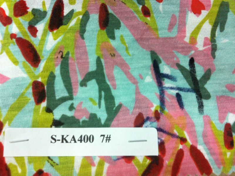 Knitting printed Fabric Stock S-KA400 7#