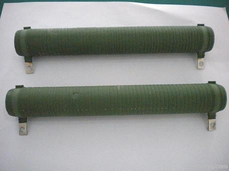 High power ceramic tube wirewound power resistor with mounting