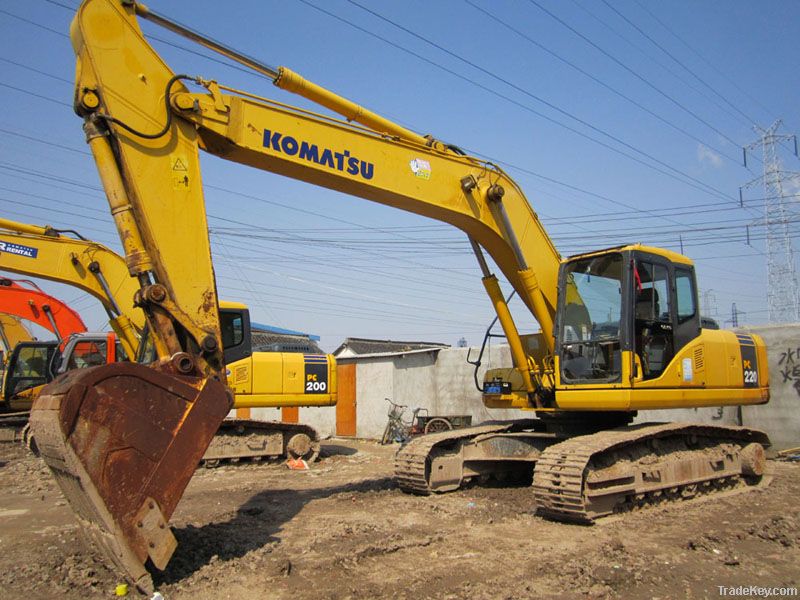 used excavator komatsu pc220-7--0086-13564850705