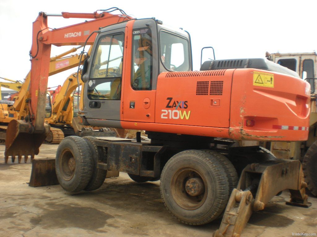 used excavator hitachi zx160w-0086-13564850705