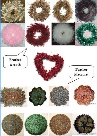 Feather Wreath, Feather plamat