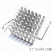 Aluminum Heatsink with Mill Finish, Anodized, Powder-coated