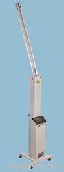 Medical UV air sterilization lamp trolley with wheels, double tube