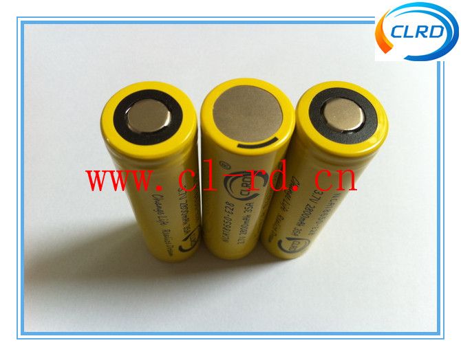 CLRD NCA18650-E28 2800mah 35amp high drain 18650 battery cells for e-cigarette