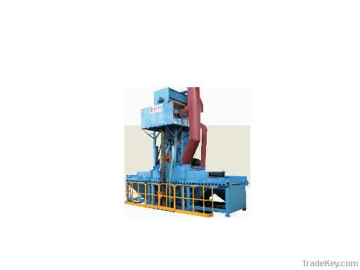 Pass-through type shot blasting machine