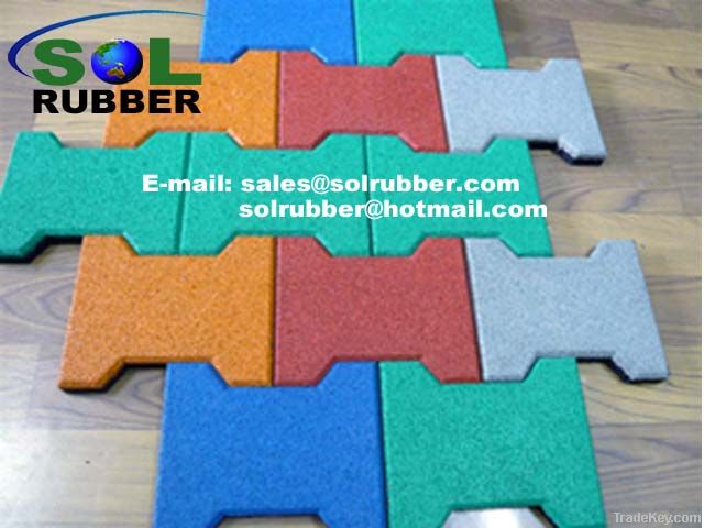 Rubber Bricks, Dogbone pavers, horse race way tile