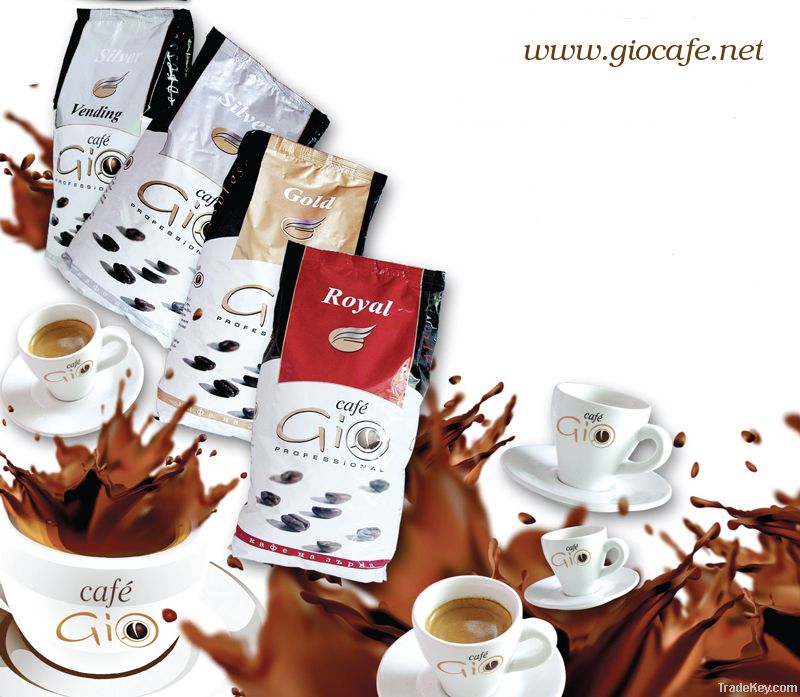 Gio roasted coffee beans