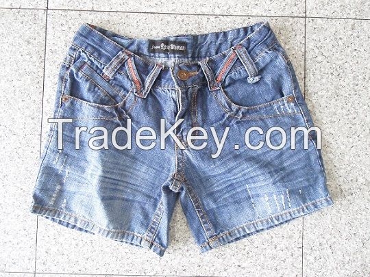 Used Clothing Adult Blue Jean Short Pants for Africa market