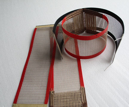 PTFE COATED FIBERGLASS OPEN MESH BELT