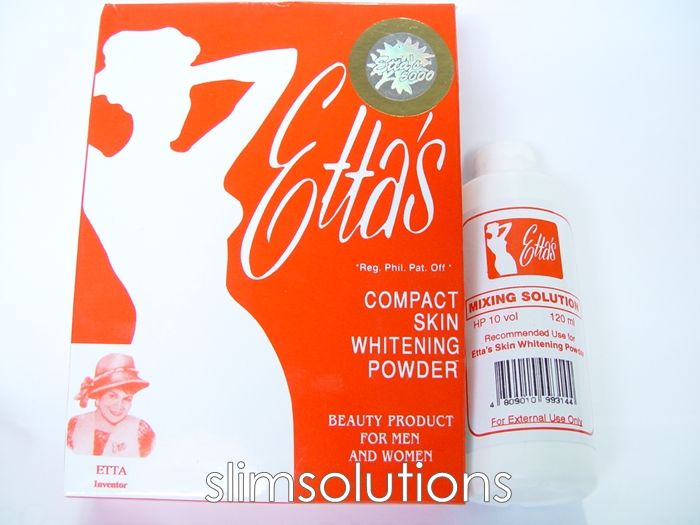 ETTA S COMPACT SKIN WHITENING POWDER AND MIXING SOLUTION By Slim