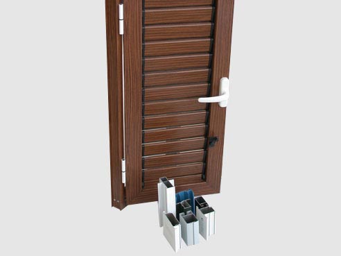 Aluminum alloy door