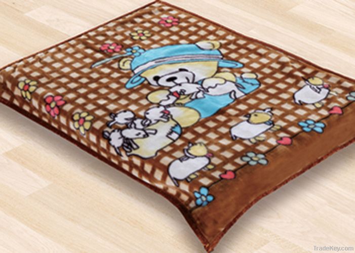 Polyester Printed Baby Blanket