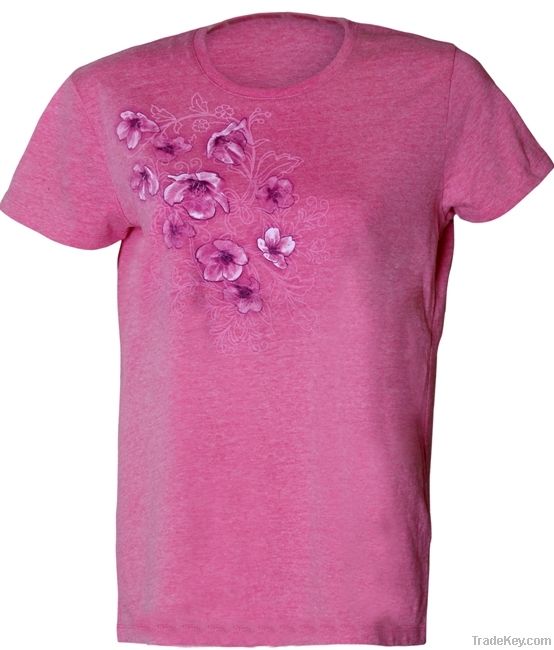 Girl SS Pink fancy Tee