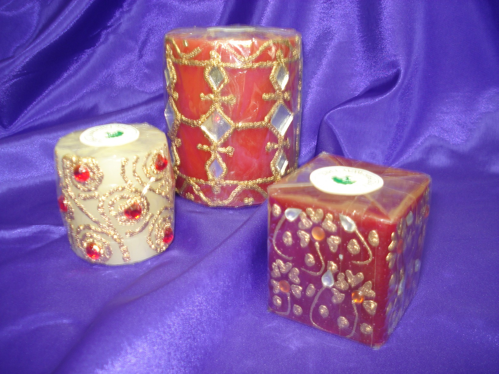 Embroidery Candles