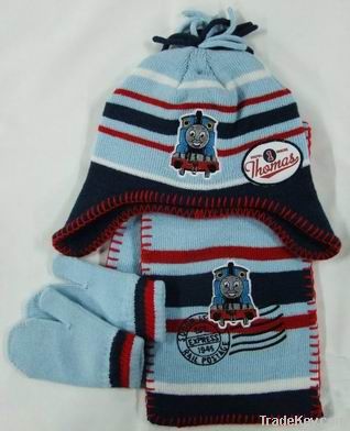 Cute and Warm Thomas Knitted 3pc set