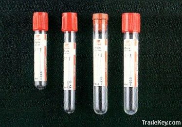 Plain vacuum blood collection tube
