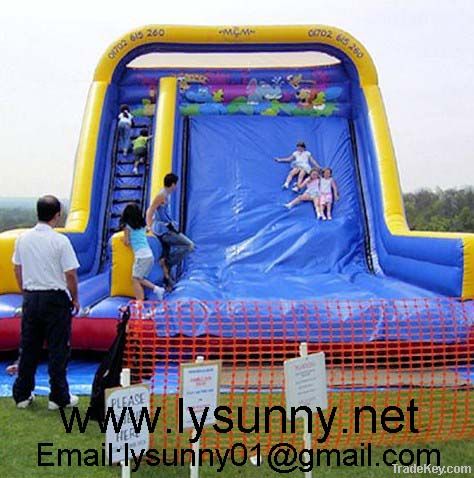 inflatable slide