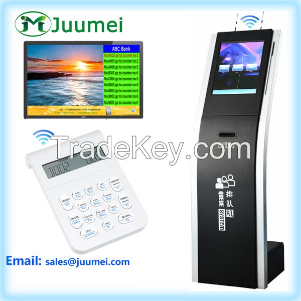 17 inch Banking Wireless Queue Management System/Queuing Systems Softw