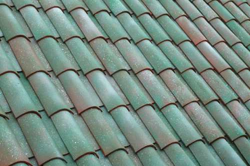 Barrel Clay Roof Tile Antique