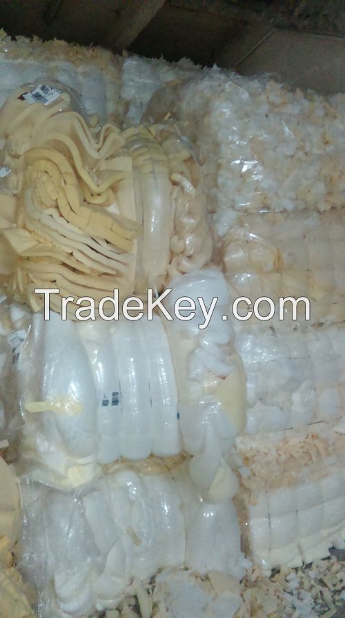 Polyurethane foam scrap for rebond foam