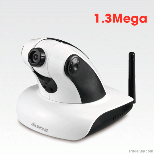 Wireless 1.3Mega PT Dome Network Camera