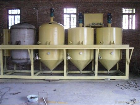 cooking oil refinery machinery 2t/d