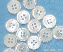 Luminous snail White snail button agoya shell button akoya shell butto