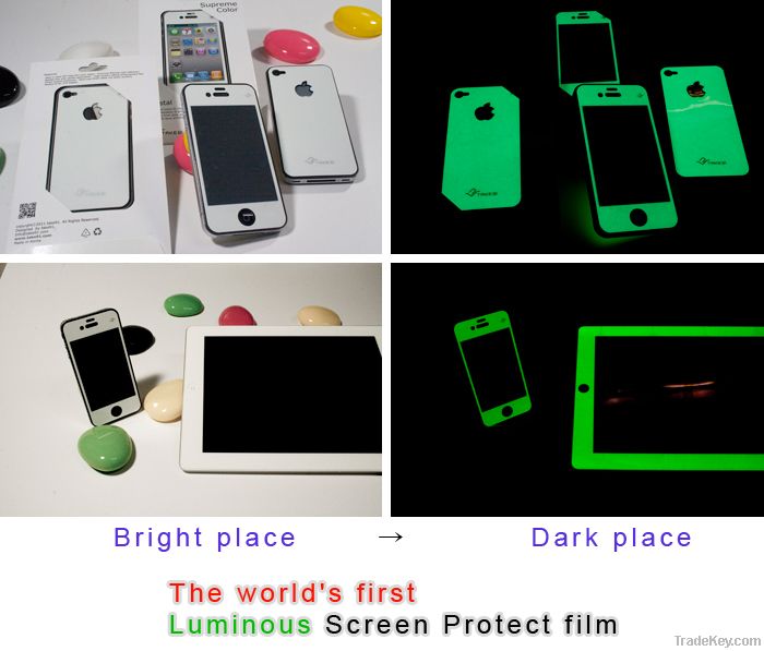 Luminouscolor  protector for mobile phone