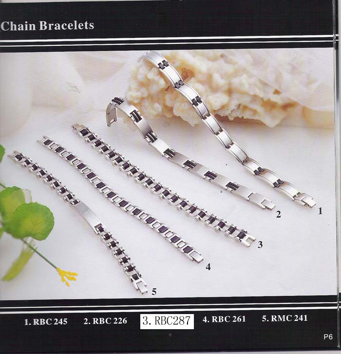 stainless steel chain bracelet