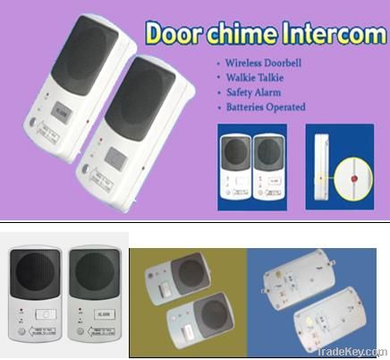 Cordless Door Chime with Intercom