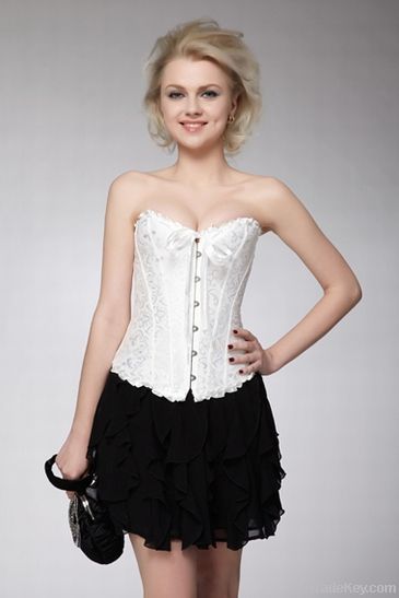 hot sale lady white corset body magic