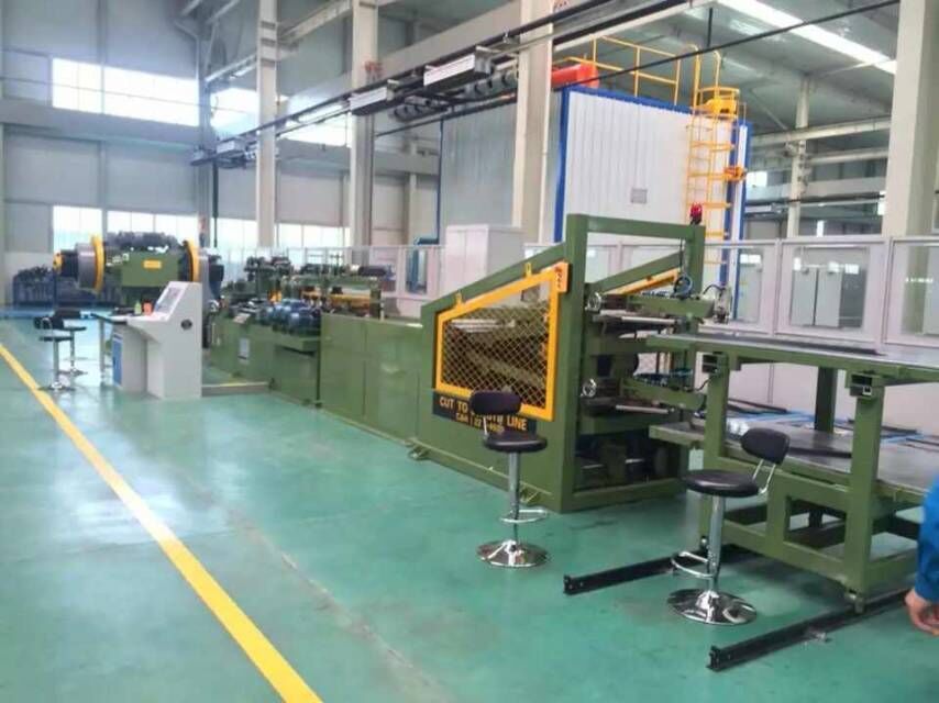 Servo Motor Cut to length line machine high speed