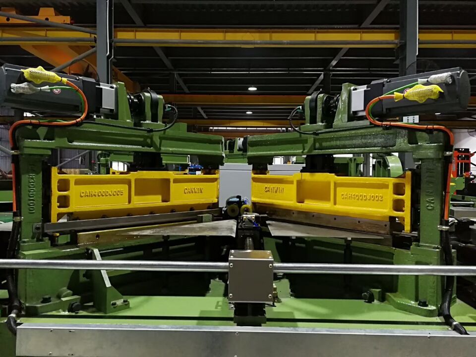 Servo Motor Cut to length line machine high speed