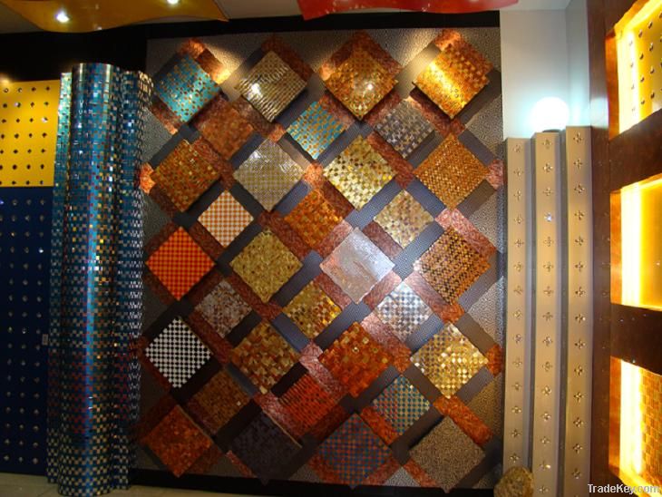 Metallic Mosaic Decorative Panel