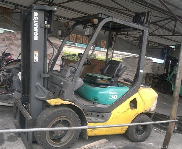 used KOMATSU forklift FD30-16, used TG-500E Tadano crane , used ...