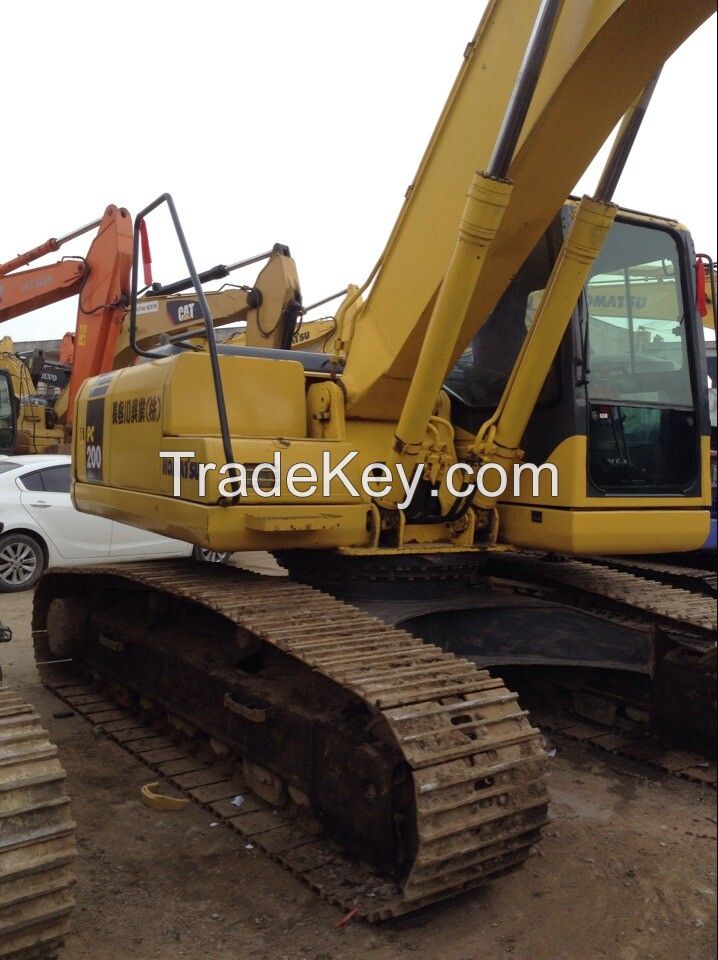 used   excavator KOMATSU PC200-7