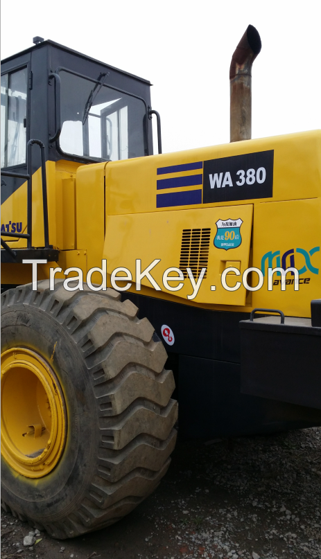 used KOMATSU wheel loader WA380